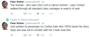 Prime example of leftie lies and spin - corbyn on trains being full Walker